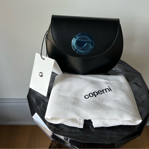 Coperni Mini U.F.O. Leather Top Handle Bag Black - Picture 4 of 13